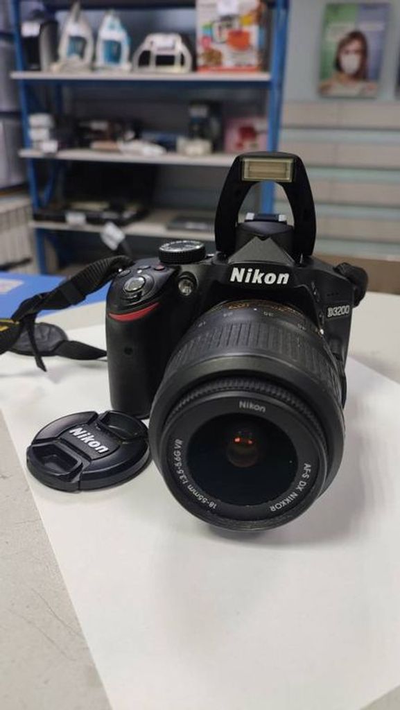 Nikon d3200 nikon nikkor af-s 18-55mm f/3.5-5.6g vr dx Код:01-18944100. Зображення 5