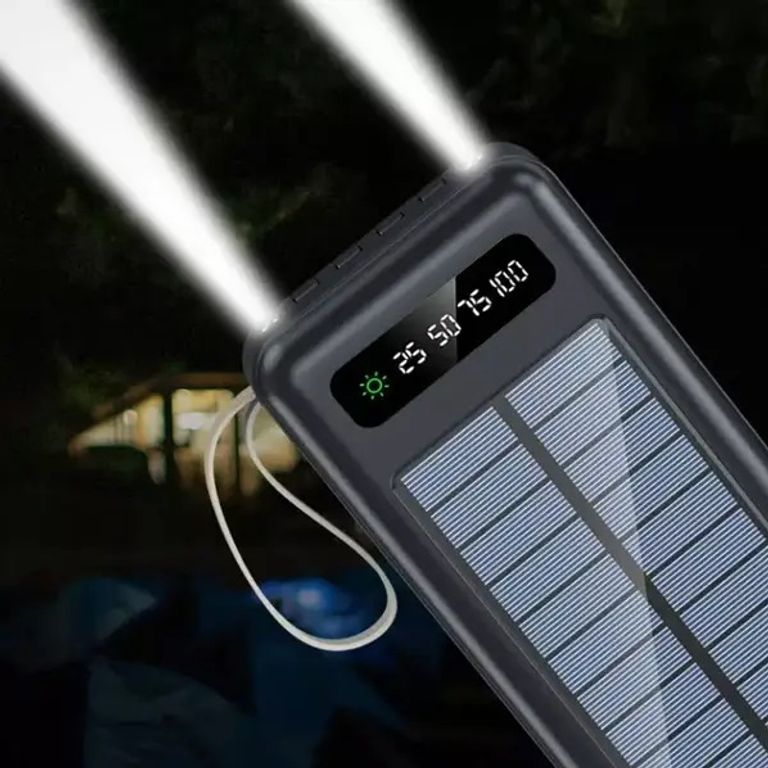 Power Bank Solar Smart 1015 зарядний пристрій на сонячній батареї 20000mAh з індикатором заряду 