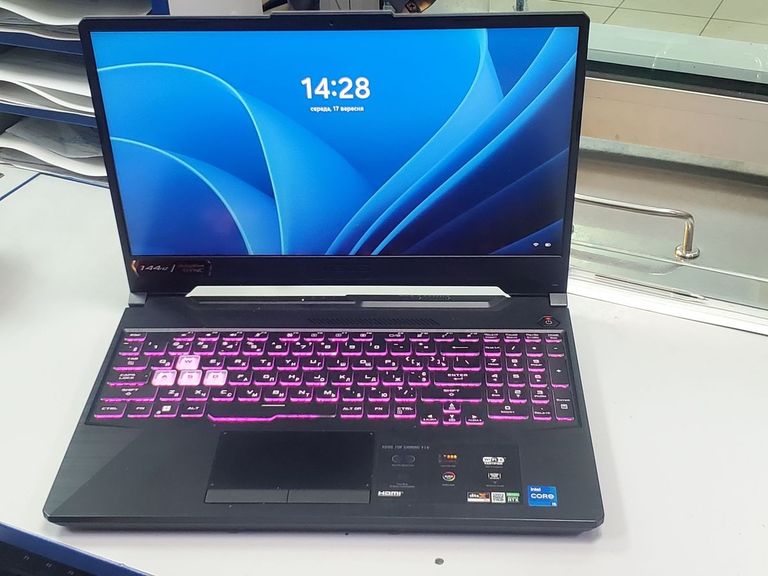 Объявление Asus 15/core i5-11400h ddr4/16gb ddr4/hdd *відсутній/ssd 512 gb/geforce rtx3050ti 4gb Б/У