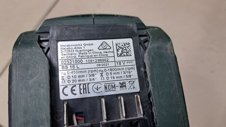 Metabo bs18l/bs18l/3акб 2ah18v/зп Код:01-200631936. Зображення 8