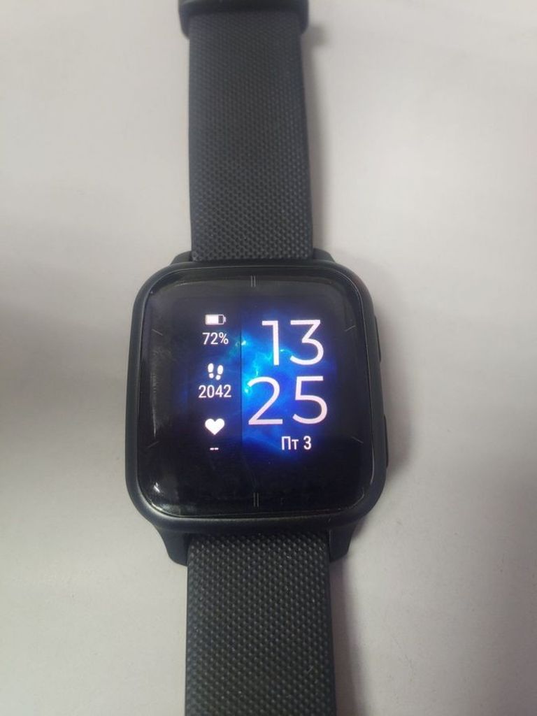 Garmin venu sq2 music edition state aluminium bezel with black case and silicone band Код:01-200777651. Зображення 6