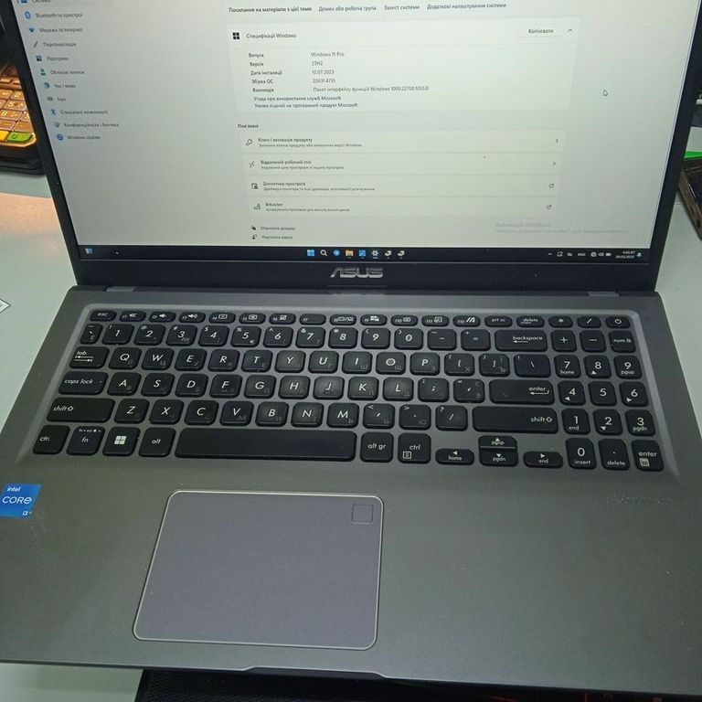 Asus 15/core i3-1115g4 ddr4/8gb ddr4/hdd *відсутній/ssd 256 gb/*інтегрована Код:01-200804200. Изображение 5