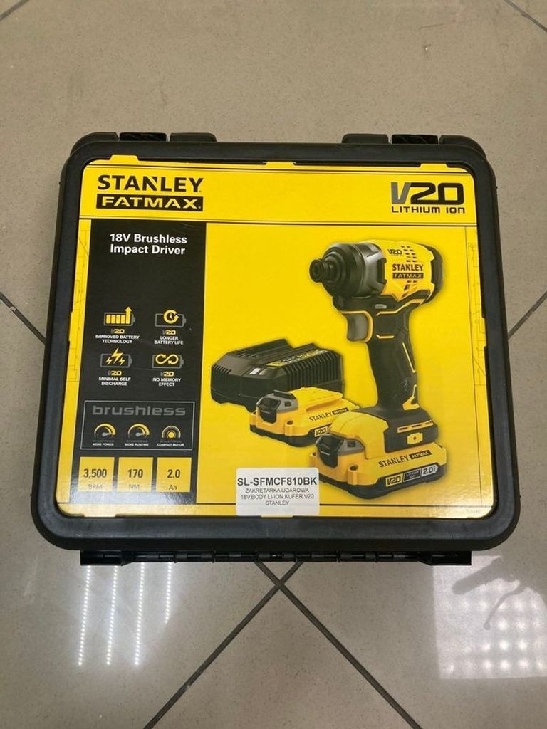 Дешево Stanley fatmax li-ion 18в sfmcf810 / 1акб 4ah / зп з ломбарду