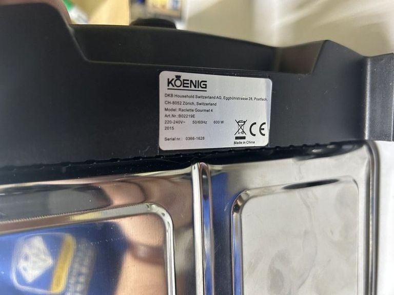 Дешево Koenig raclette dourmet 4 з ломбарду