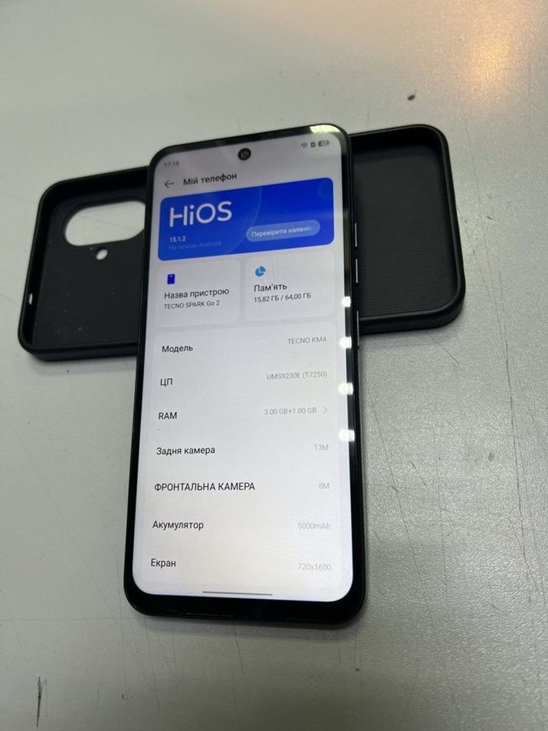 Купити Tecno spark go 2 km4 3/64gb Б/У