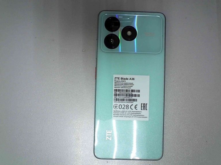 Оголошення Zte Blade A36 2/64GB Green Б/У