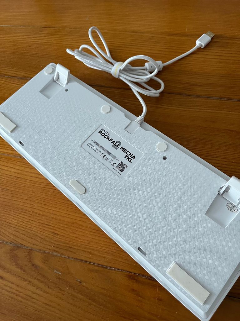 Hator Rockfall 2 Mecha TKL Orange White (HTK-521) Код:null. Зображення 4