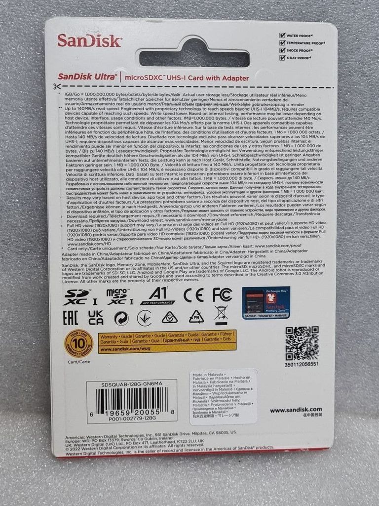 Объявление Sandisk 128gb Б/У