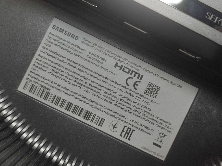 Оголошення Samsung odyssey g5 c34g55tw Б/У