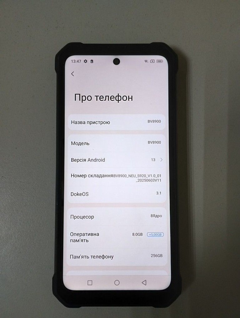 Розпродаж Blackview BV8900 8/256GB Black, продавець Техноскарб