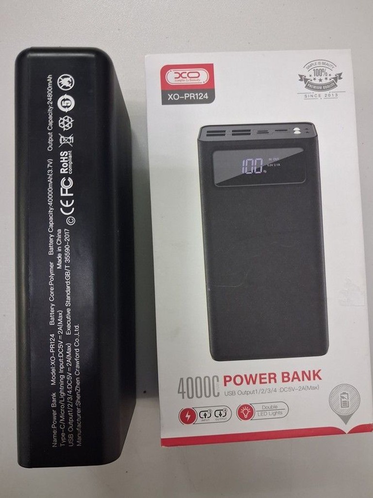 Объявление Xo PR124 Digital Display 40000mAh Black Б/У