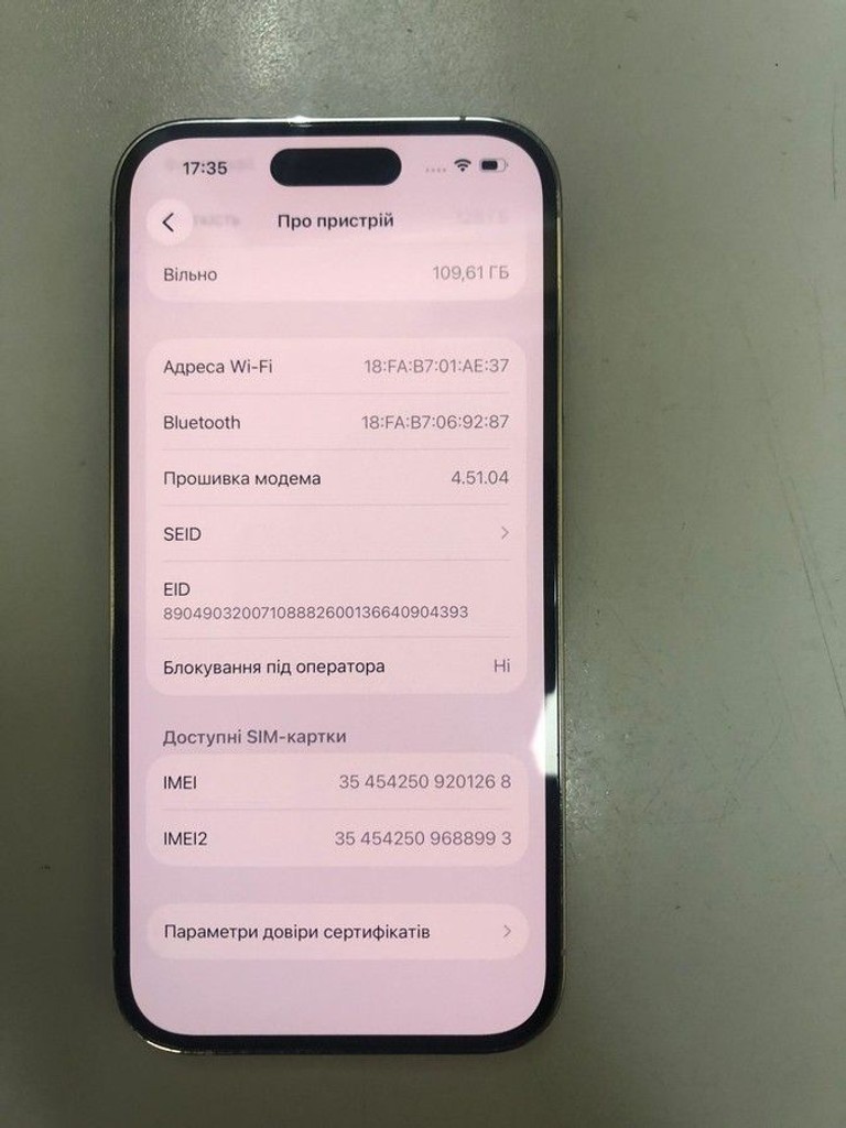 Apple iphone 14 pro 128gb Код:01-200963362. Зображення 9