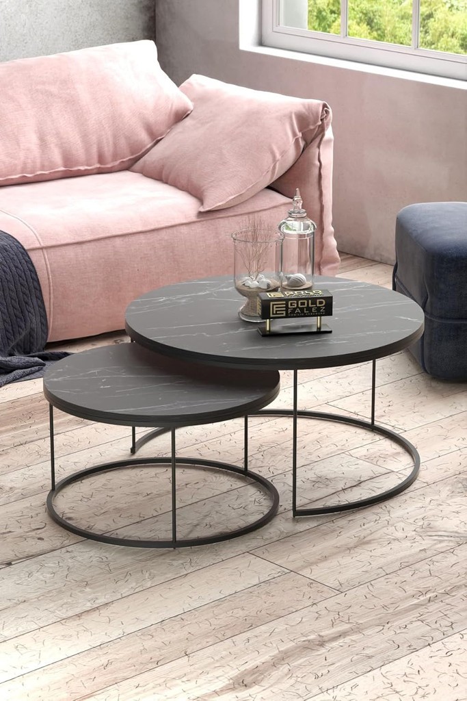 Interior table 50/70 см 2в1 Чорний Мармур Код:null. Изображение 4