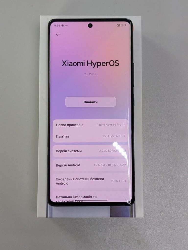 Дешево Xiaomi redmi note 14 pro 8/256gb з ломбарду