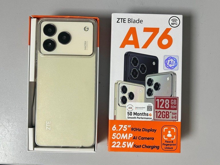 Купить Zte Blade A76 4/128GB Gray Б/У