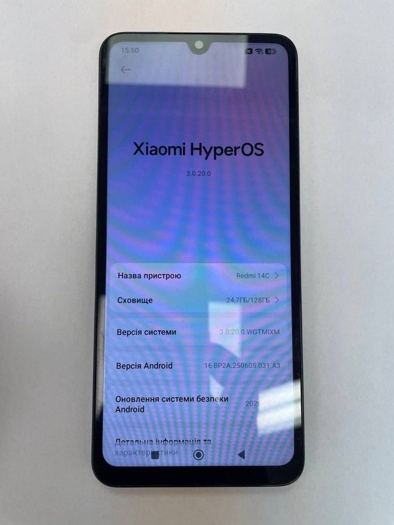 Объявление Xiaomi redmi 14c 4/128gb Б/У