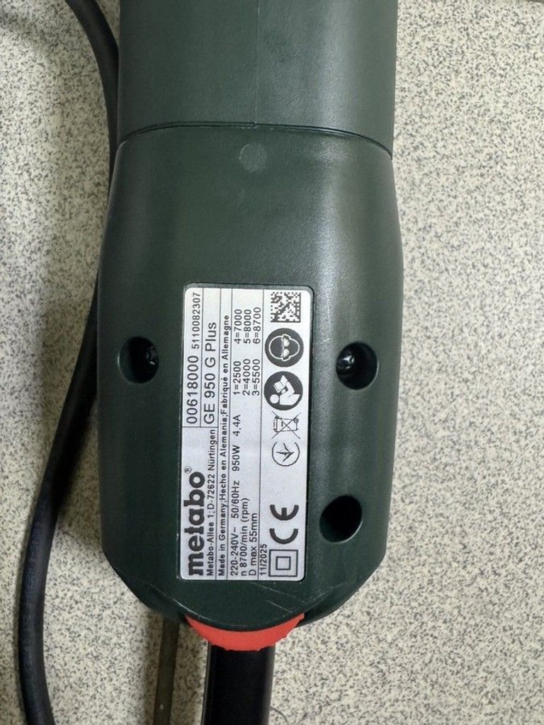 Оголошення Metabo ge 950 g plus Б/У