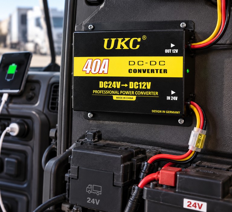 Объявление UKC DC/DC 24v-12v 40A Б/У