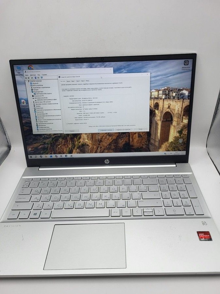 Оголошення Hp 15/ryzen 5 4500u ddr4/8gb ddr4/hdd *відсутній/ssd 256 gb/*інтегрована Б/У