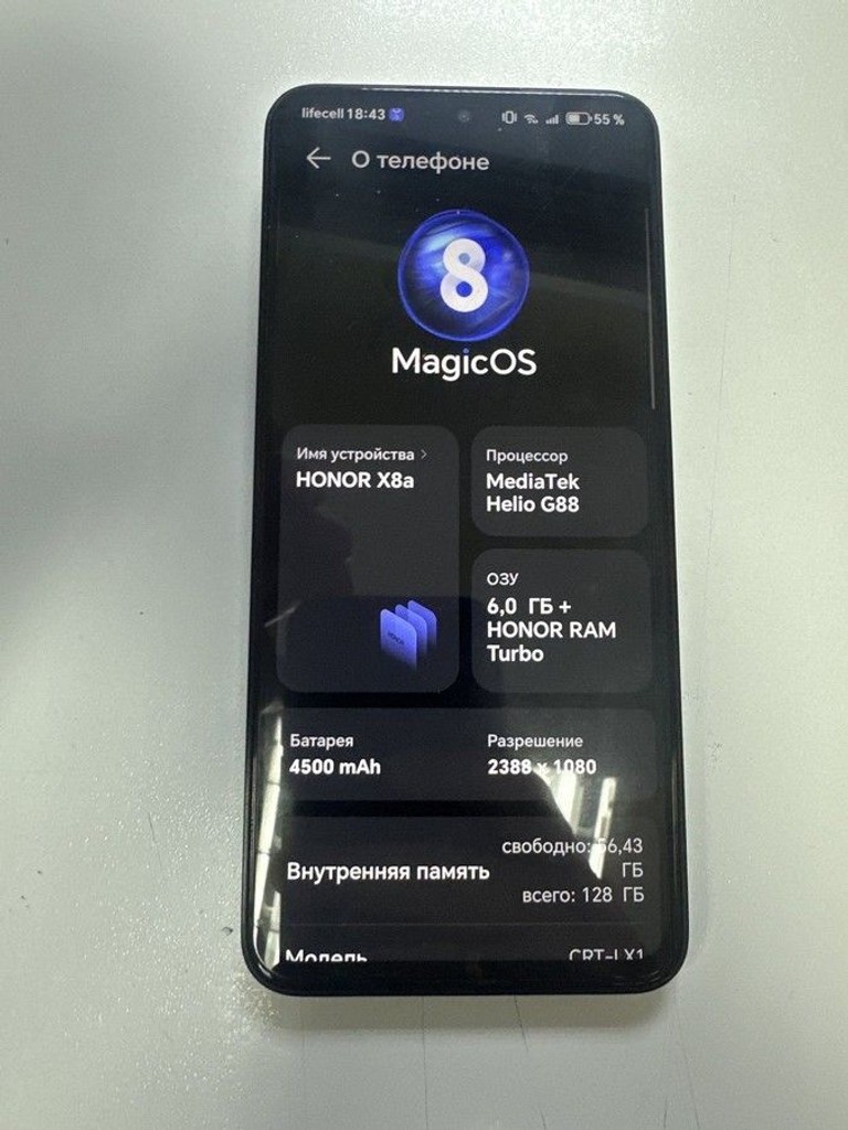 Оголошення Honor x8a 6/128gb Б/У