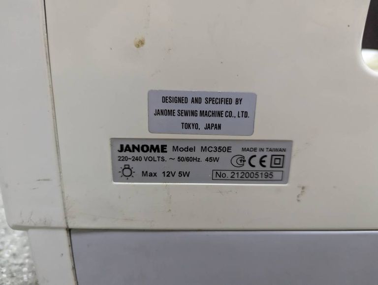 Janome Memory Craft 350E