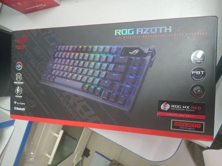 Купить Asus rog azoth gaming keyboard Б/У