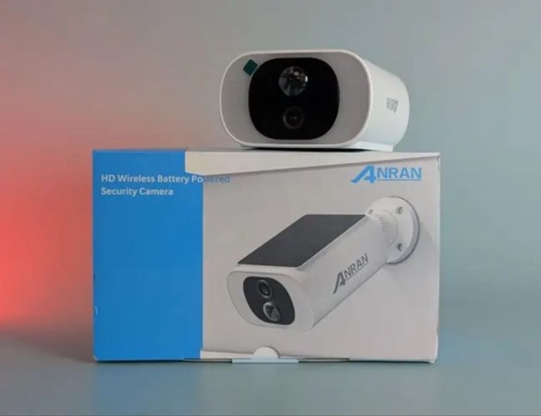 Дешево Акція! Вулична Wi-Fi IP камера ANRAN C3 2K 3MP із сонячною панеллю, нічною підсвіткою, датчиком руху. Нова.  з ломбарду