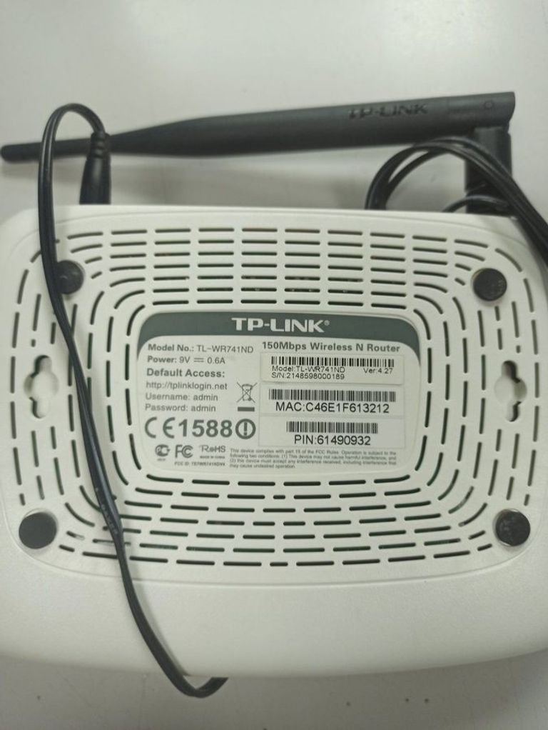 Оголошення Tp-Link tl-wr741nd Б/У