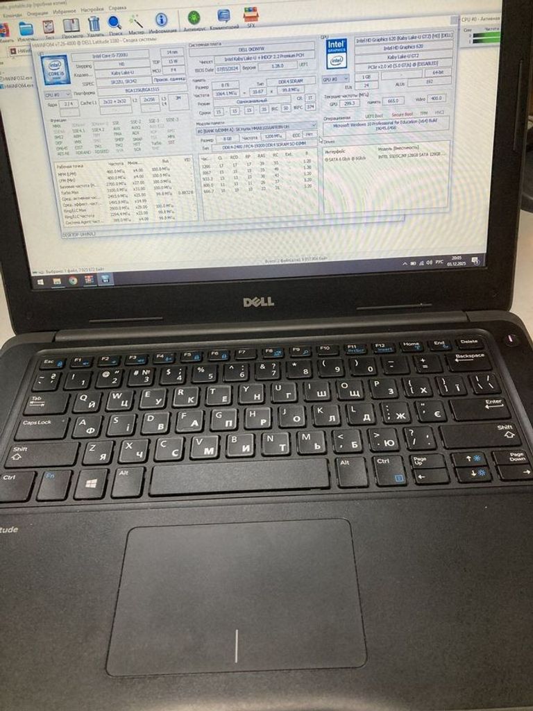 Объявление Dell 13/core i5 7200u ddr3/8gb ddr4/hdd *відсутній/ssd 128 gb/*інтегрована Б/У