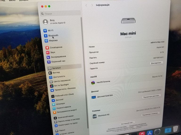 Apple mac mini a2686 mmfj3 m2/8core/ram 8gb/ssd256gb Код:01-200548894. Изображение 8
