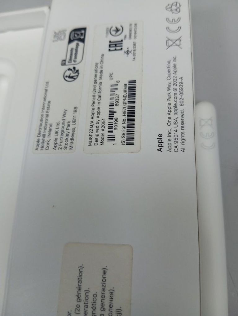 Купить Apple pencil 2nd generation a2051 Б/У