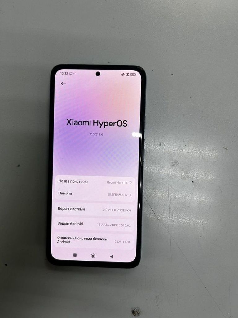 Купить Xiaomi redmi note 14 8/256gb Б/У