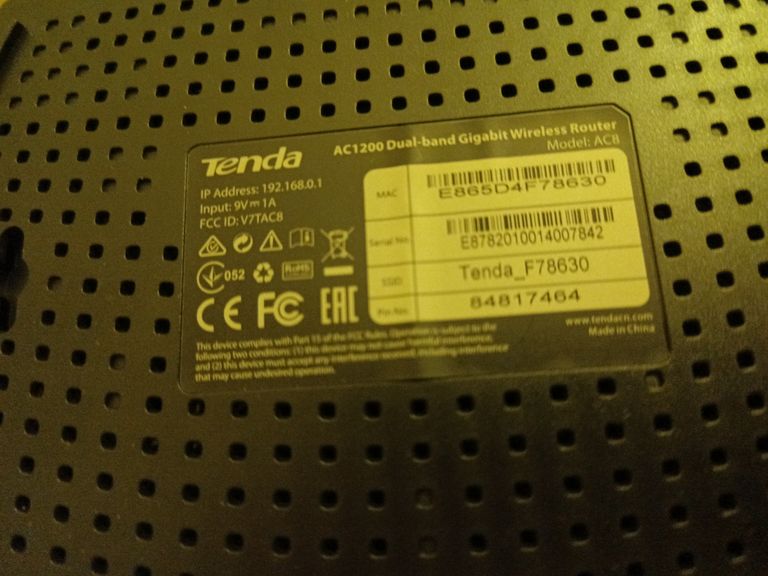 Tenda ac1200 Код:null. Изображение 4