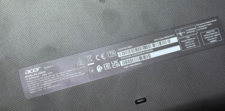 Acer 15/celeron n4500 ddr4/8gb ddr4/hdd *відсутній/ssd 256 gb/*інтегрована Код:01-200886327. Изображение 8