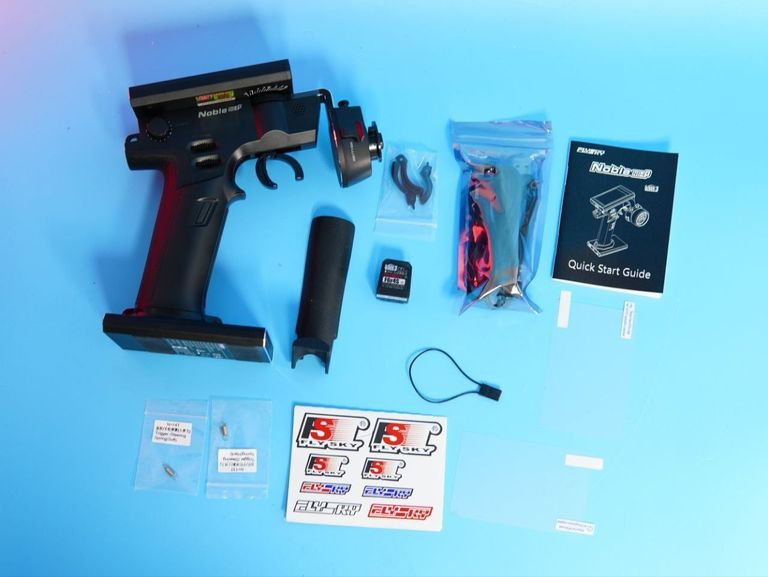 Дешево Передавач FLYSKY Noble NB4+ / NB4 Plus - Пульт дистанційного керування 2.4G AFHDS3 8CH з приймачем FGr4S для човна, автомобіля н з ломбарду