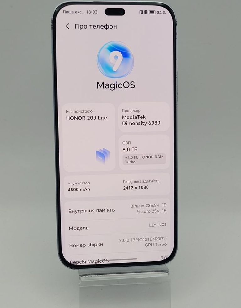 Оголошення Honor 200 lite 8/256gb Б/У