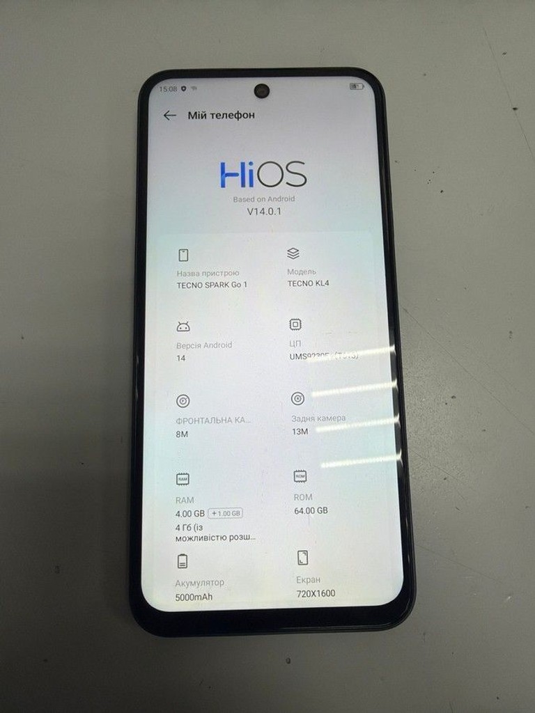 Купити Tecno spark go 1 kl4 4/64gb Б/У