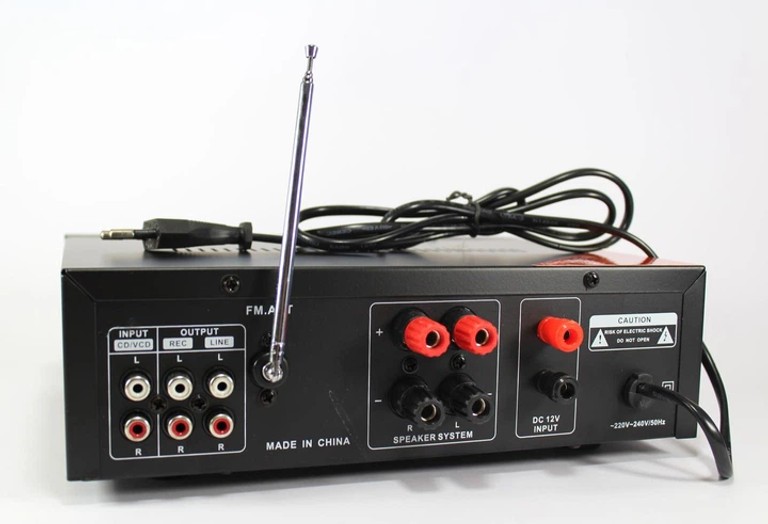 Купити Стерео підсилювач звуку AMP-339 BT з караоке Б/У