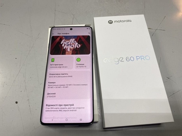 Купить Motorola Moto Edge 60 Pro 12/512GB Sparkling Grape (PB7X0011) Б/У