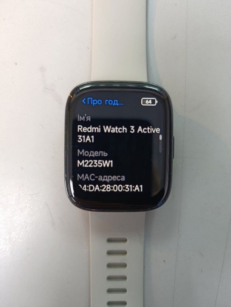 Дешево Xiaomi redmi watch 3 active black з ломбарду