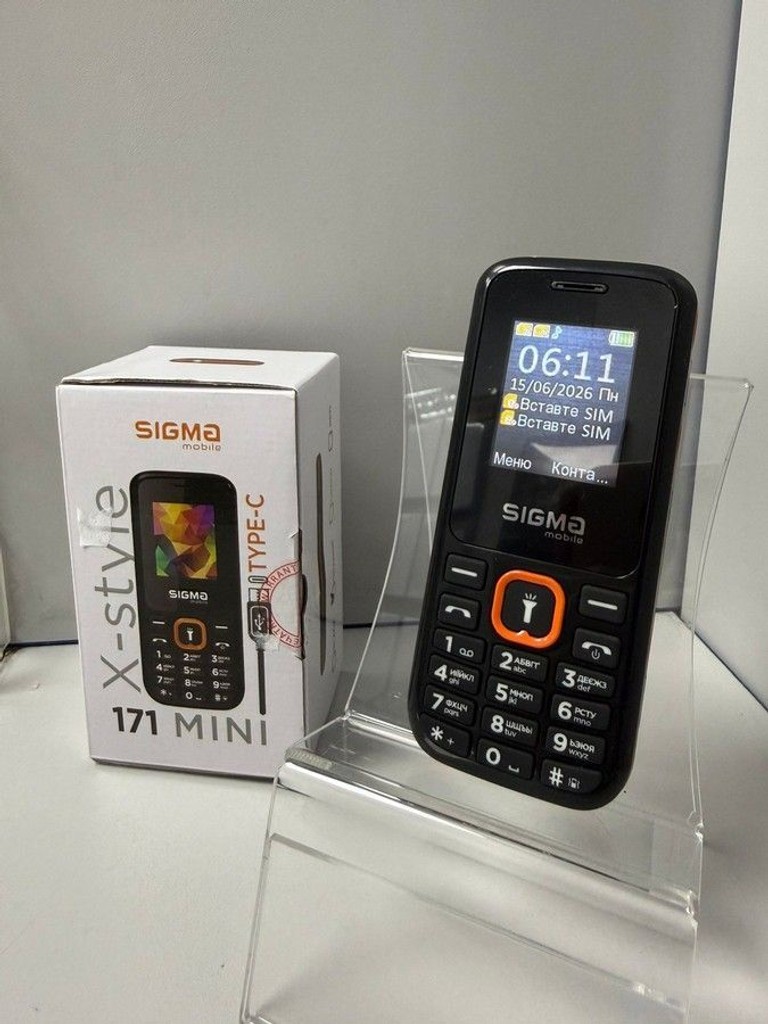 Купити Sigma mobile X-style 171 MINI Black-orange Б/У