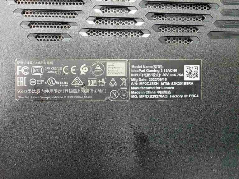 Lenovo 15/ryzen 5 5600h ddr4/8gb ddr4/hdd *відсутній/ssd 512 gb/geforce gtx1650 4gb Код:01-201008346. Изображение 6