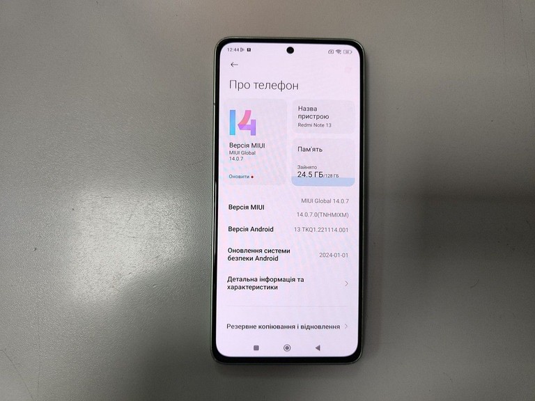 Дешево Xiaomi redmi note 13 4g 6/128gb з ломбарду