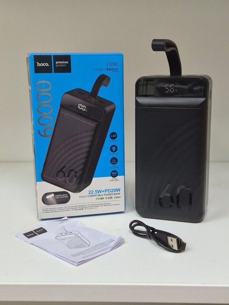 Купить Hoco J123C Element 60000mAh 22.5W Black Б/У