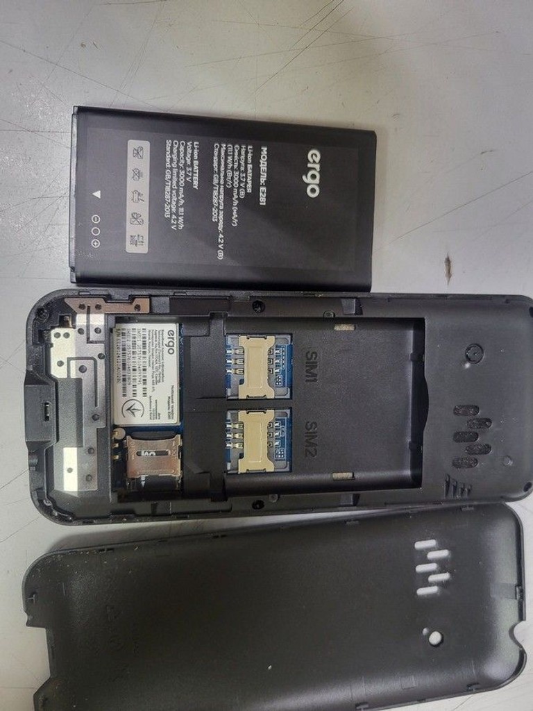Купити Ergo E281 Dual Sim Black Б/У