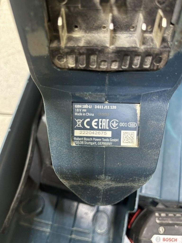 Bosch gsr 180-li/ gbh 180-li/ gws 180-li/ 2акб 4ah зп Код:01-201103808. Зображення 5