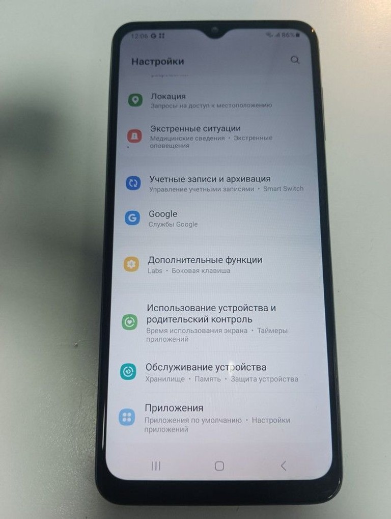 Оголошення Samsung galaxy a12 sm-a127f 3/32gb Б/У