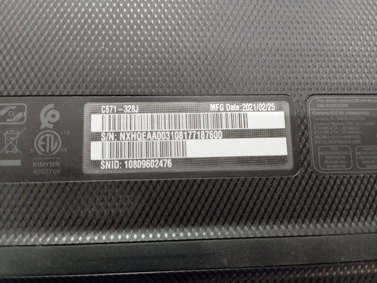 Дешиво Acer chromebook 13.5``/core i3-10110u / ram 8gb / emmc 64gb / інтегрована с ломбарда