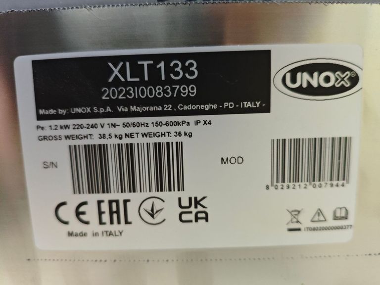 Розпродаж Unox xlt133, продавець Техноскарб