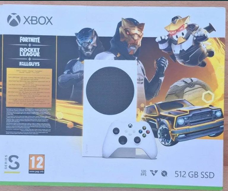 Дешиво Microsoft Xbox Series S 512 GB + Fortnite + Rocket League + FallGuys с ломбарда